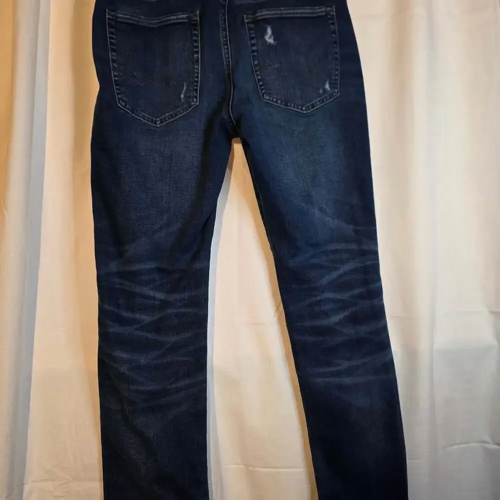 American Eagle AirFlex+ Patched Skinny Jean 34×30